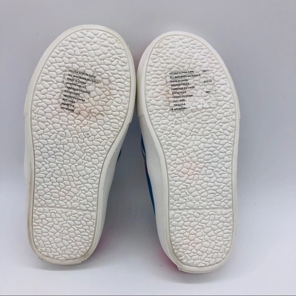 SAM EDELMAN-GIRLS CELINA RAINBOW SLIP-ONS SIZE 7 - Picture 6 of 12
